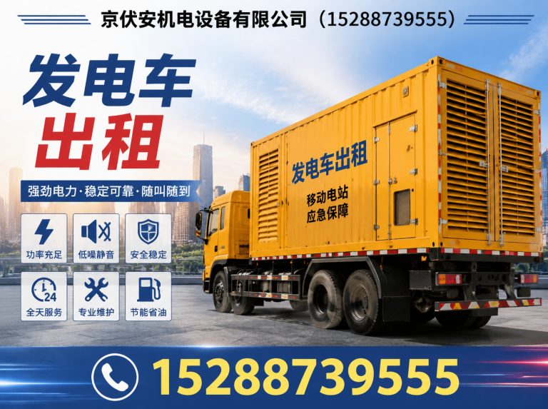 驻马店发电机租赁展示图